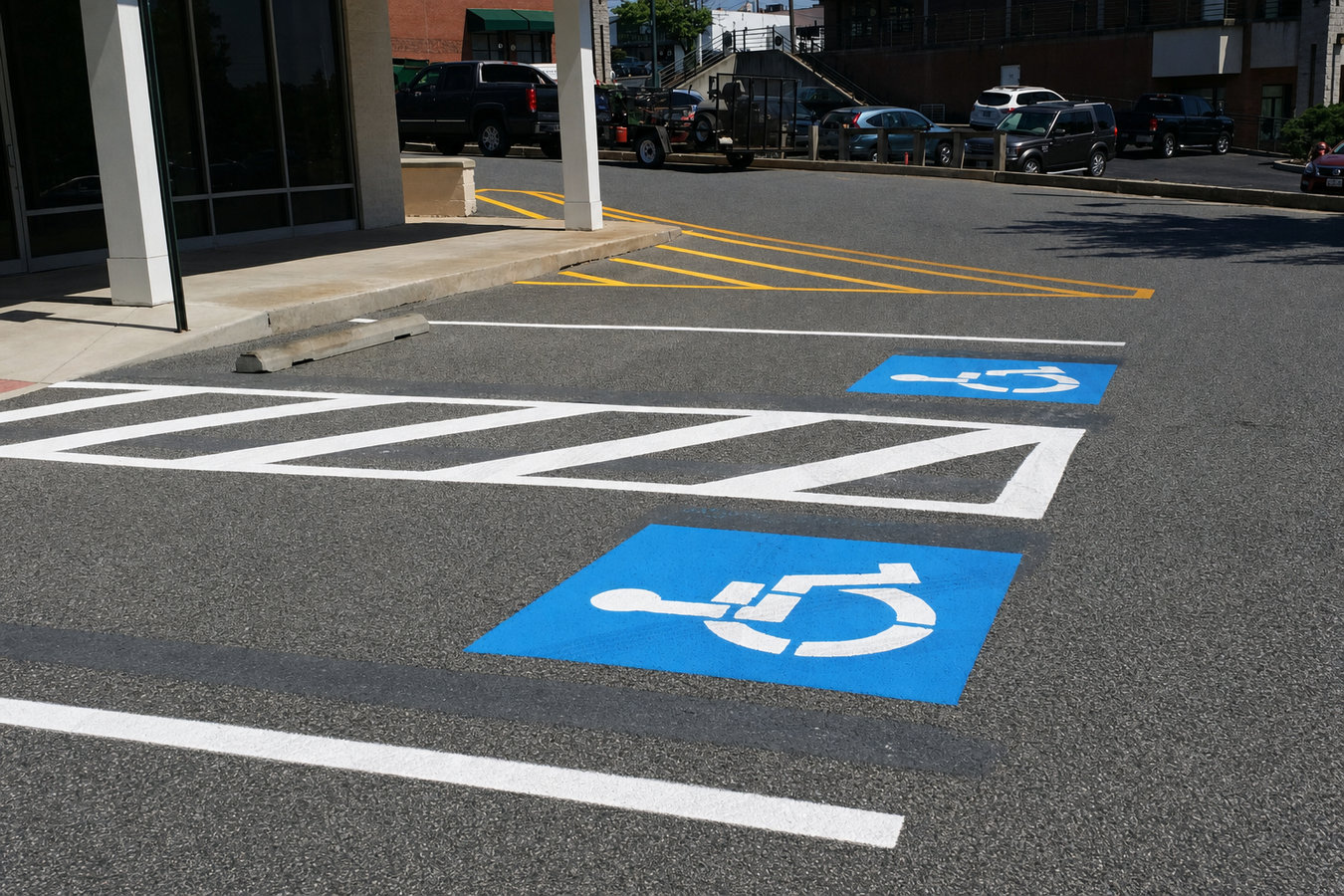 Parking lot maintenance